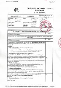 C&a Ssc Factory Audit Report Of Yilan Bag