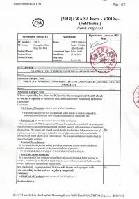 C&a Ssc Factory Audit Report Of Yilan Bag